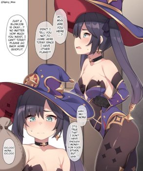 Mona-chan ni Aenai Riyuu (Mousou) (Genshin Impact)