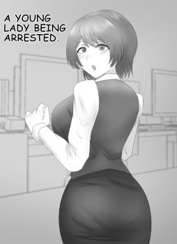 A young lady being arrested 10-14