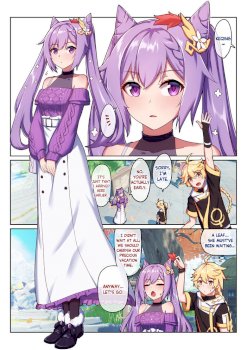 Keqing's Date With The Traveler (Genshin Impact)